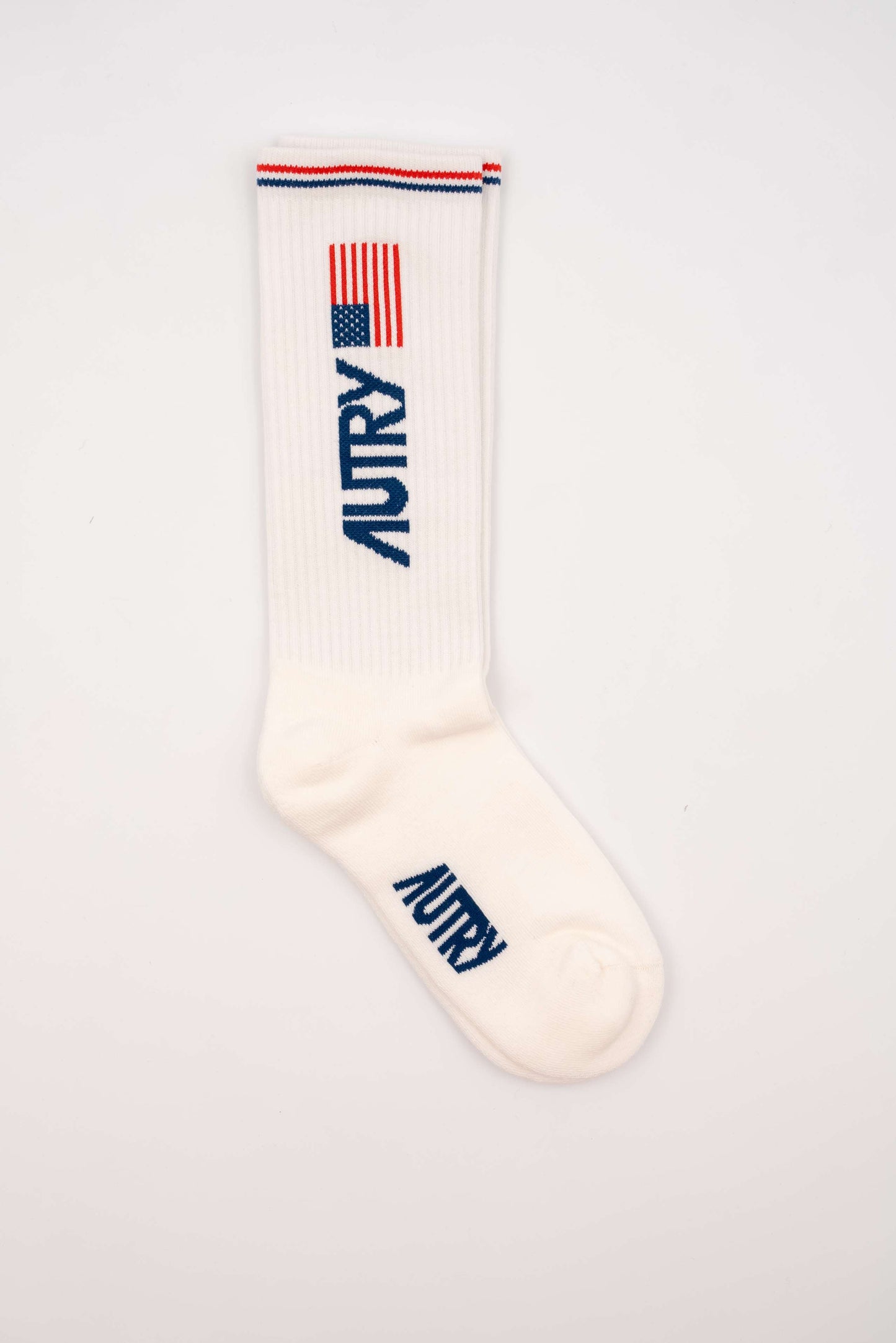 Calzino Flag Unisex in Spugna Bianco