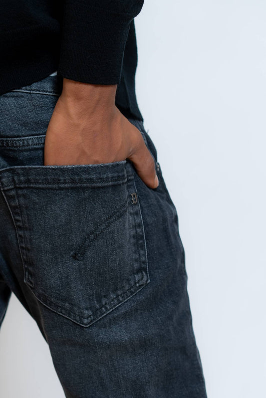 Dondup uomo Jeans George Grigio Skinny Fit, dettaglio