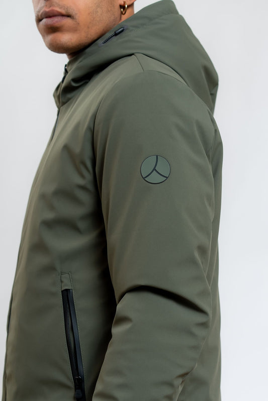 Giubbotto Akita/SC in Tessuto Tecnico Verde