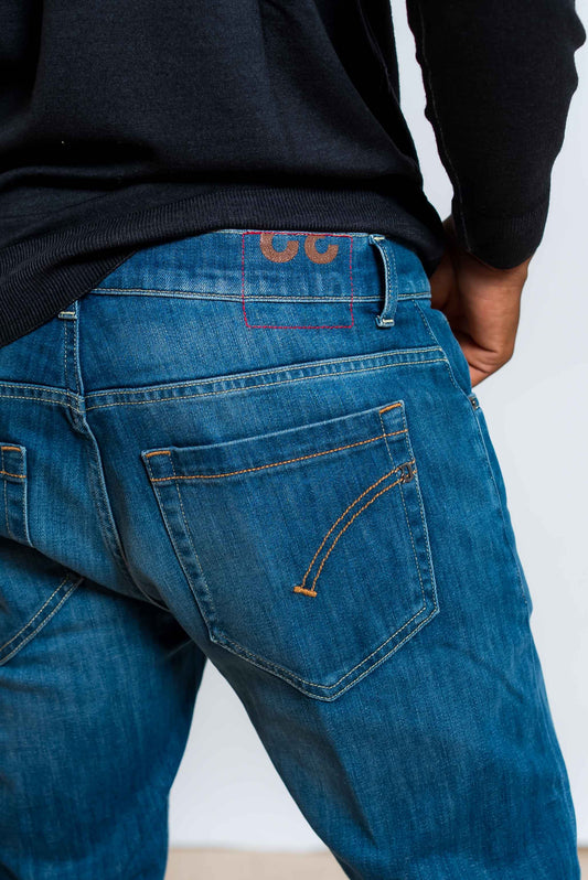 tasca posteriore del jeans uomo george skinny fit