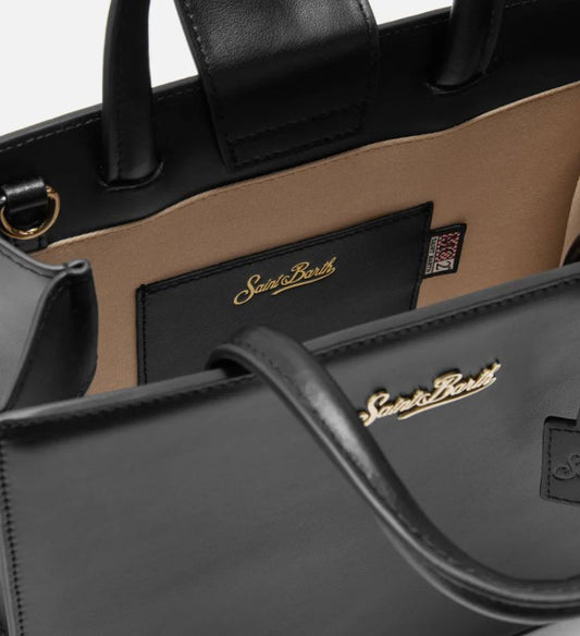 Borsa a Mano Midi In Pelle Nera