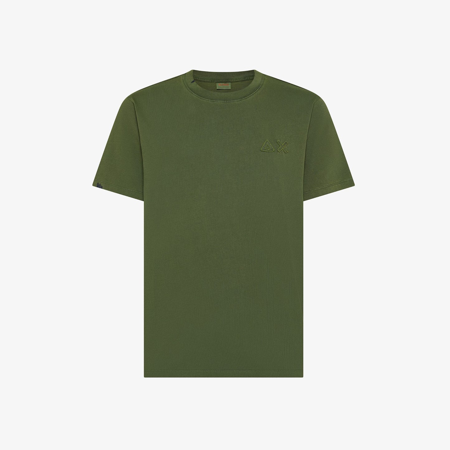 T-shirt in Cotone Verde Vintage