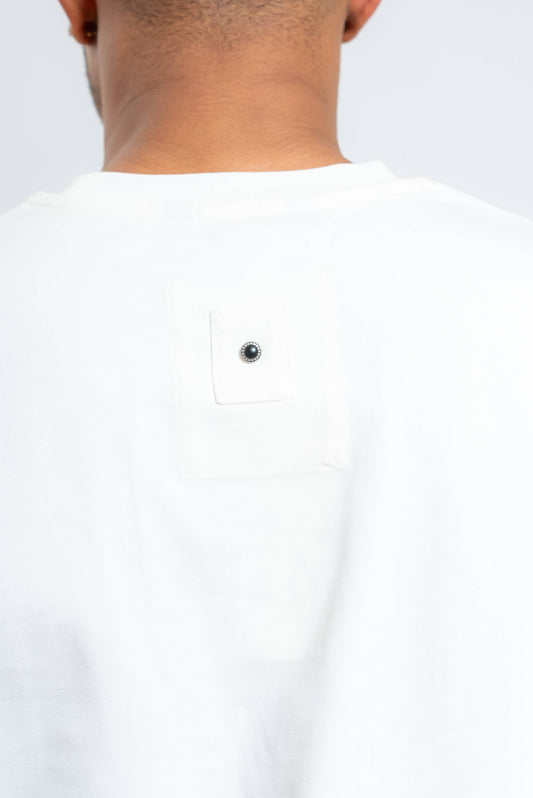 T-shirt Over in Cotone Bianco