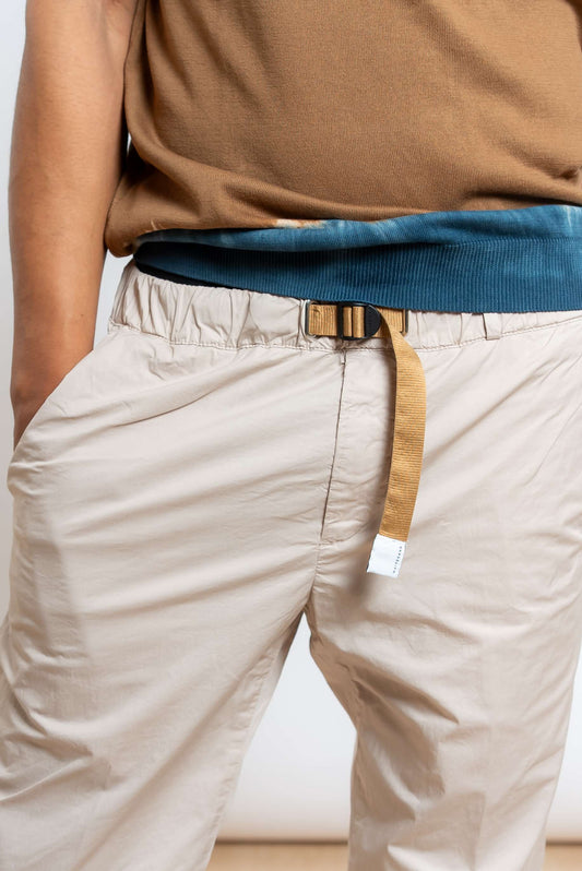 Pantalone Greg Tessuto Tecnico Beige Chiaro
