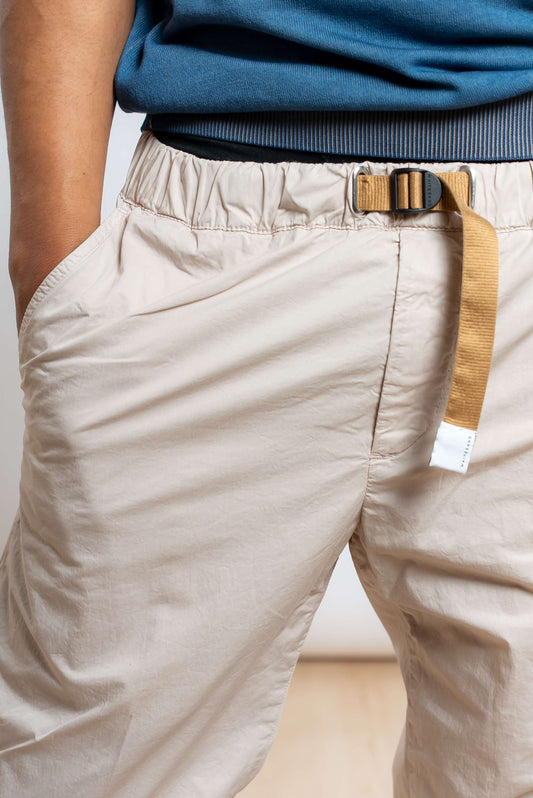 Pantalone Greg in Cotone Stretch Beige Chiaro