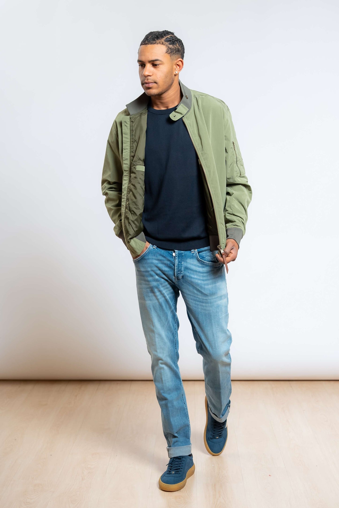 Giacca Bomber Fenton Casual Verde