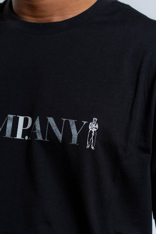 T-shirt Chest Logo Nera