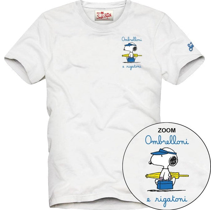 T-shirt Snoopy Rigatoni Bianca