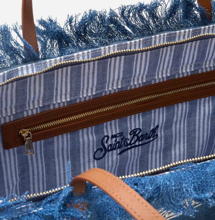 Borsa City Regular in Denim Blu