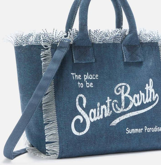 Borsa Colette In Denim Blu