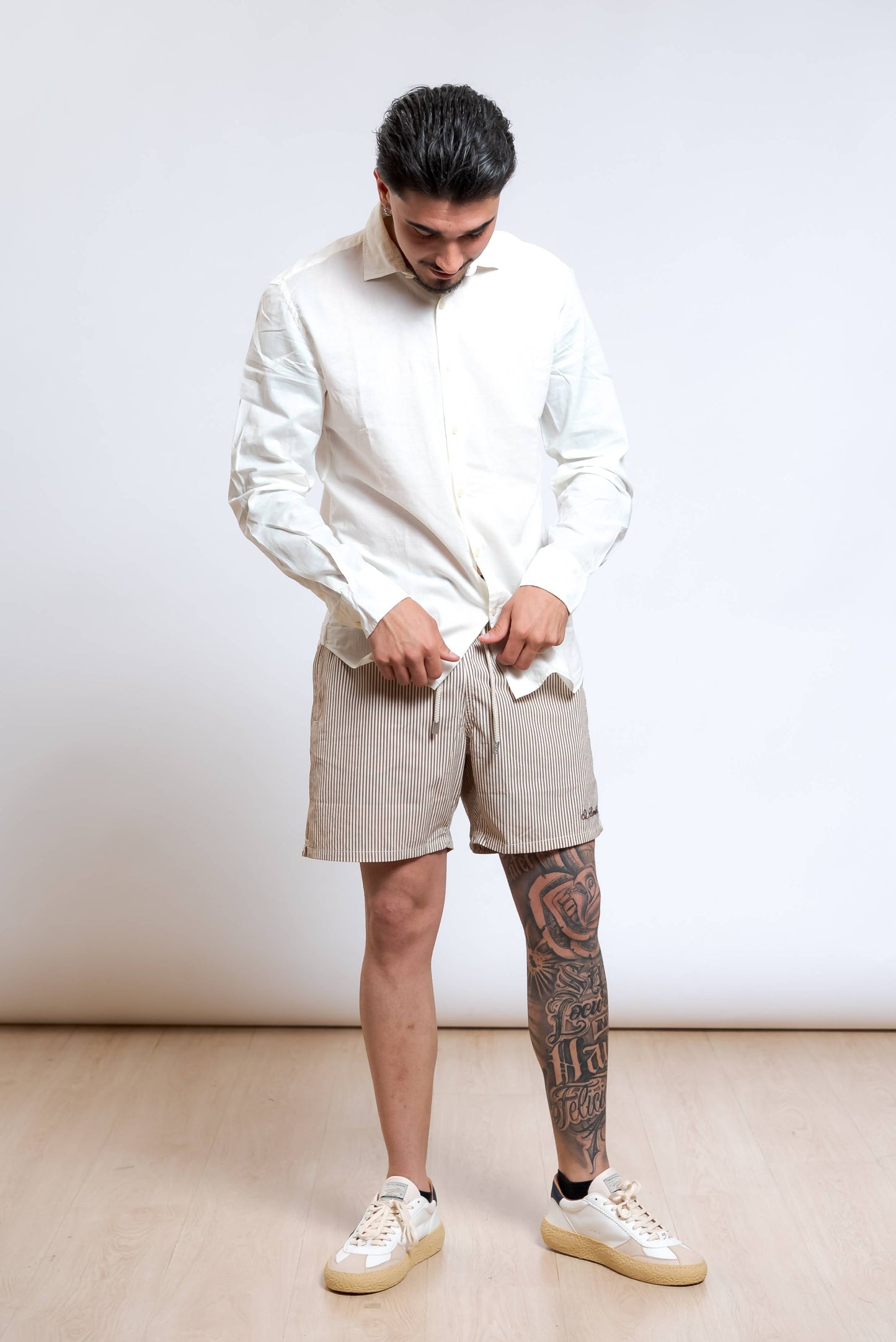 Camicia St. Barth in Cotone Bianco