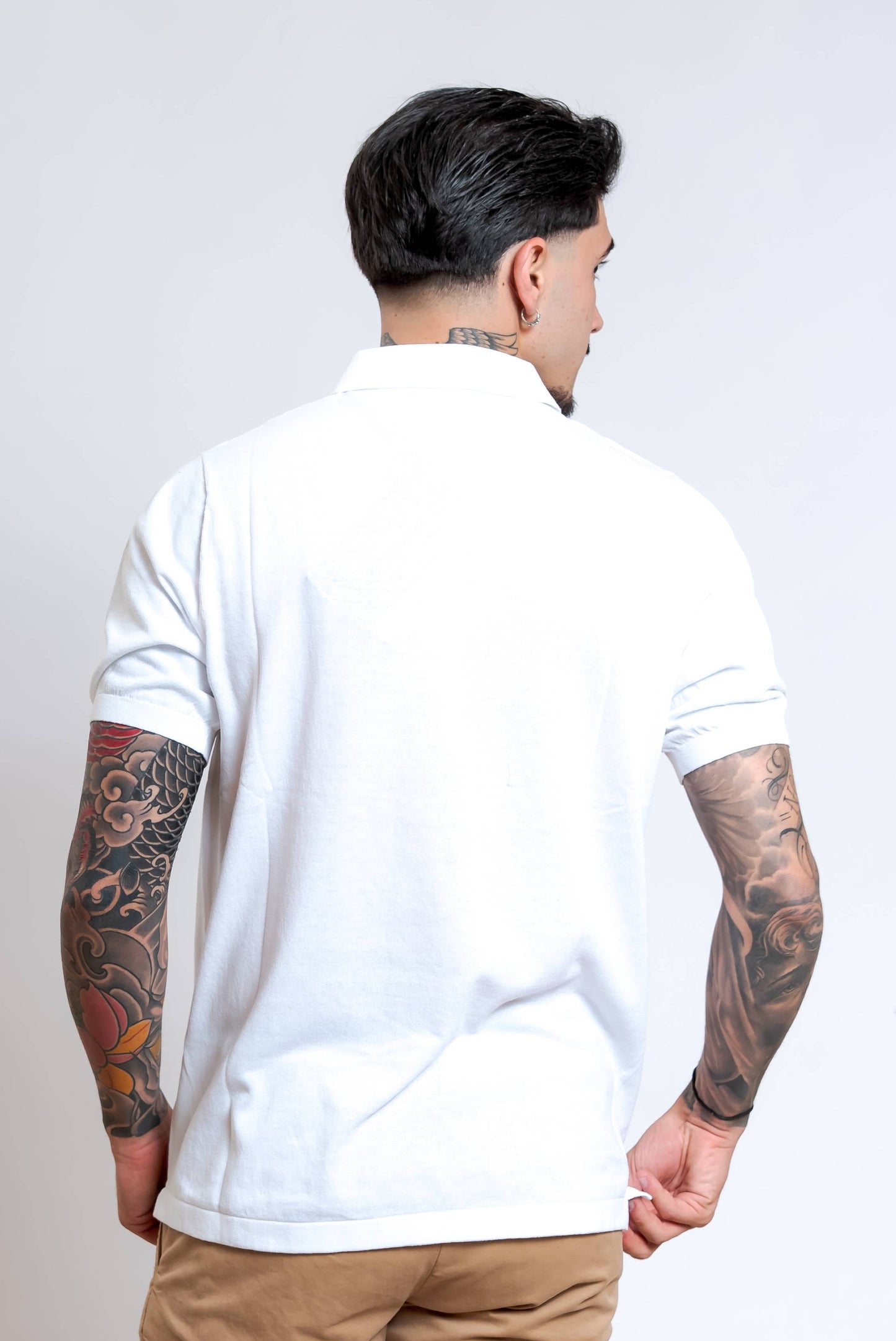Polo Sloan in Cotone Bianco