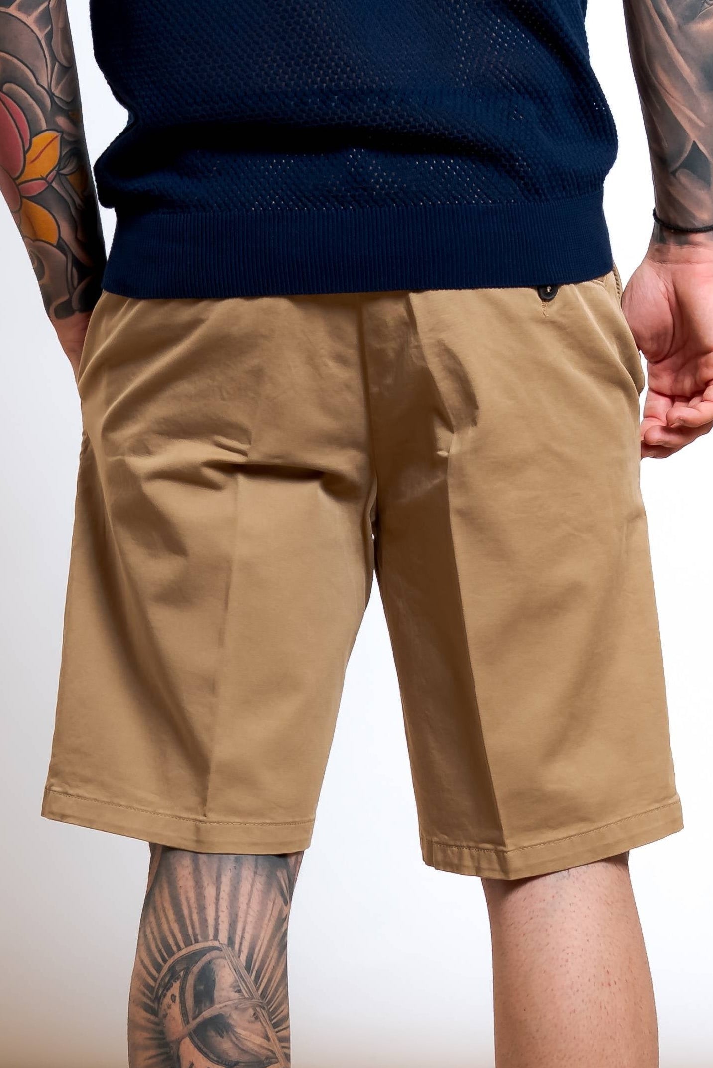 Bermuda College Read in Cotone Beige