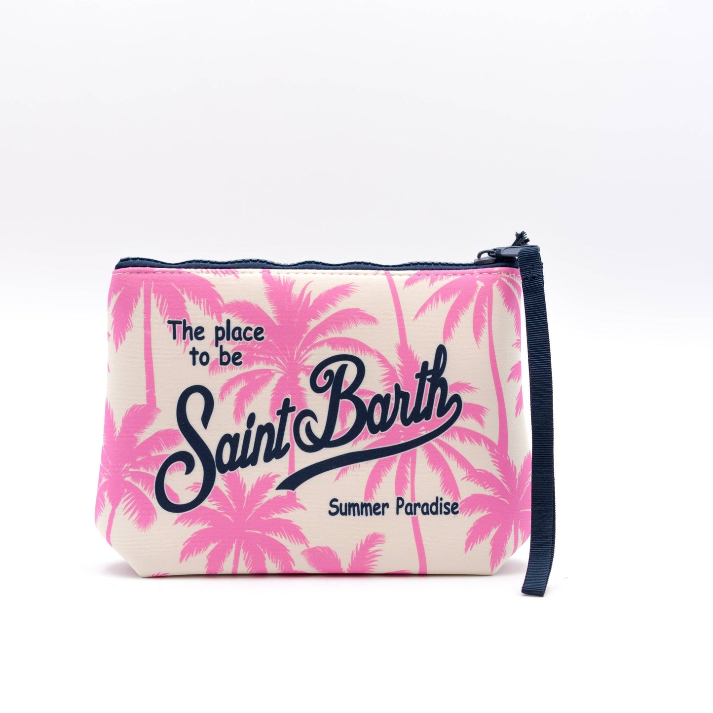 Pochette Aline Palms All Over Rosa