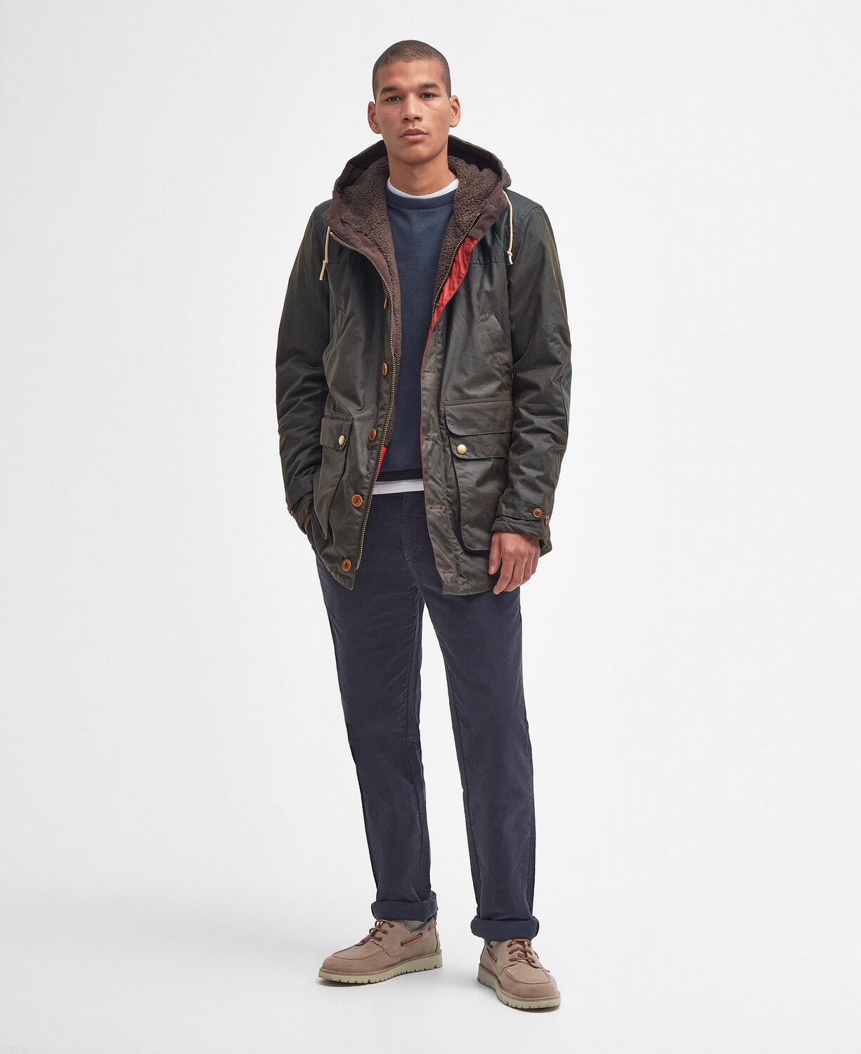 Parka Game in Cotone Cerato Verde