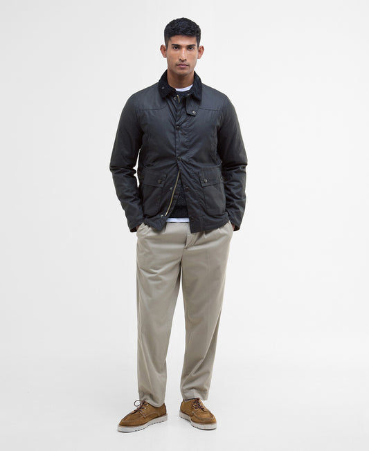 Giacca Reelin in Cotone Cerato Blu
