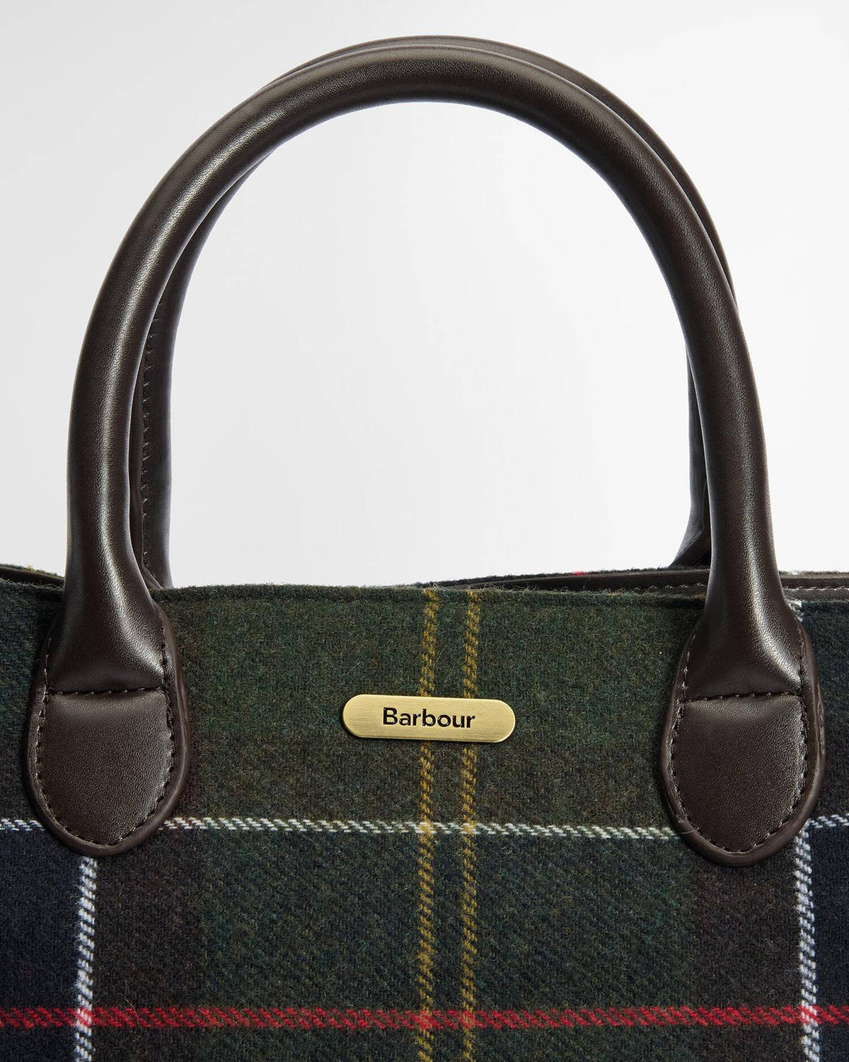 Borsa Barrhill Tartan Verde e Marrone