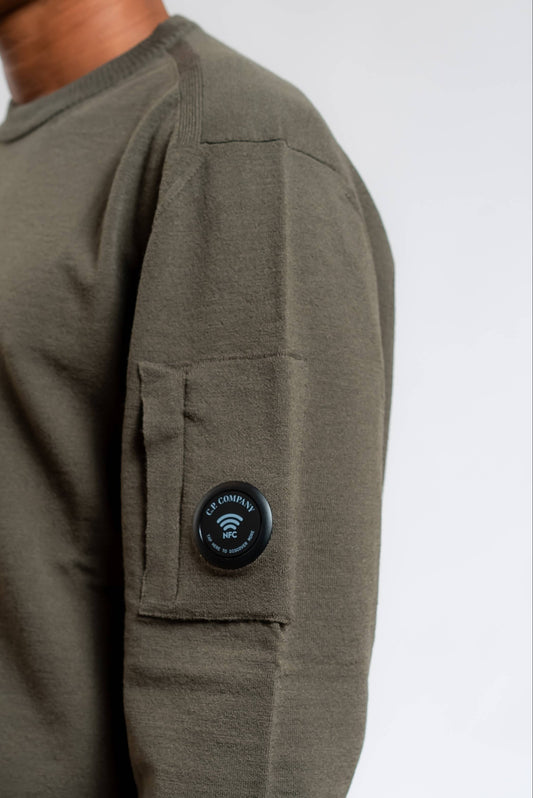 Maglia in Lana Merino Verde
