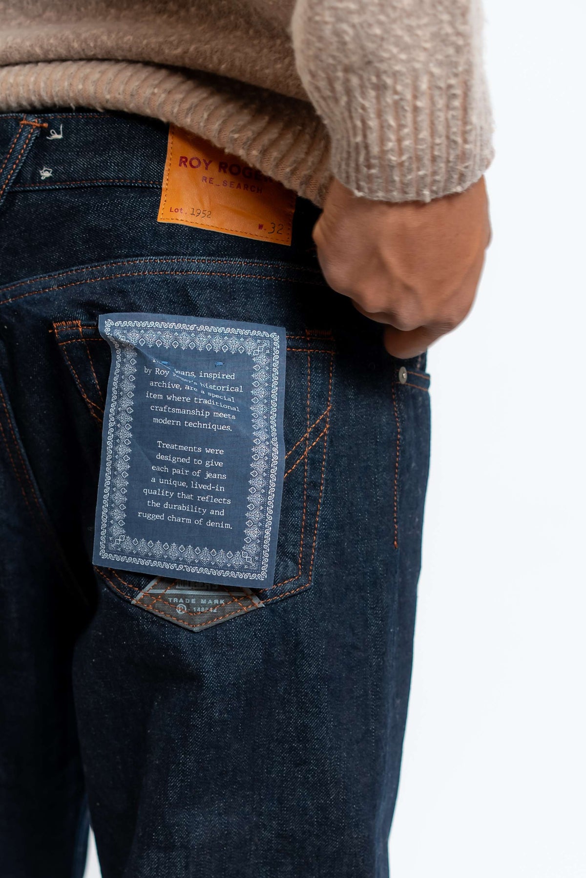 Jeans Dapper Re-Search Wash & Dry Blu Scuro