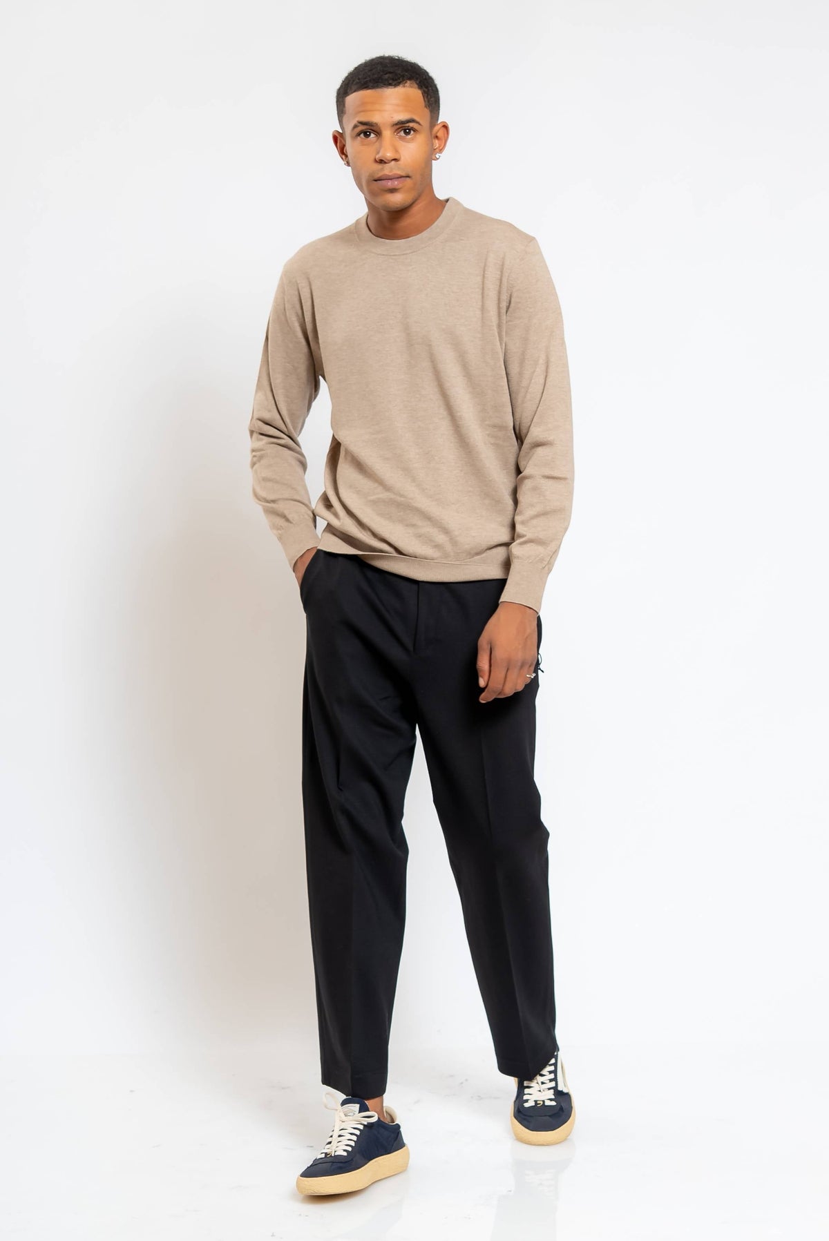 Pantalone Sartoriale Loose Fit Nero