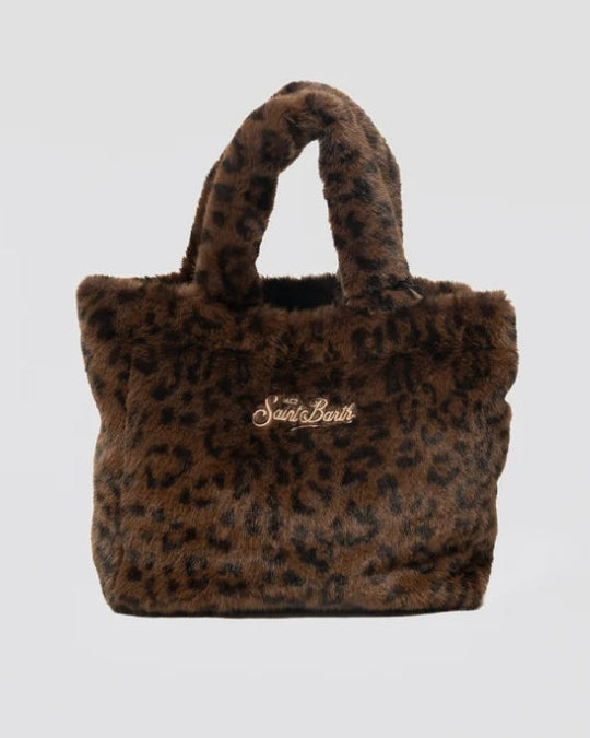 Borsa Colette Soft Fur Pelliccia Leopardata