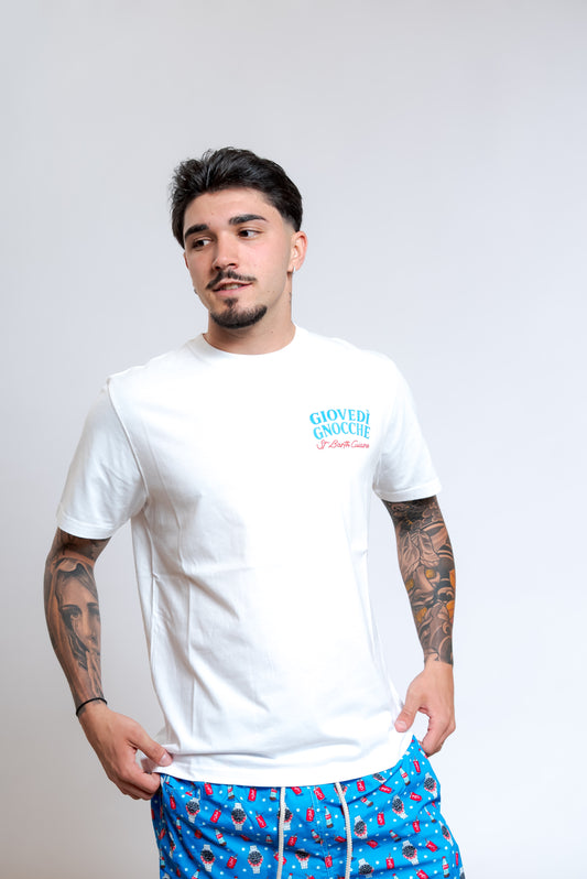 T-shirt Giovedì Gnocche Bianca
