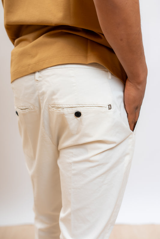 Pantaloni Gaubert in Cotone Panna