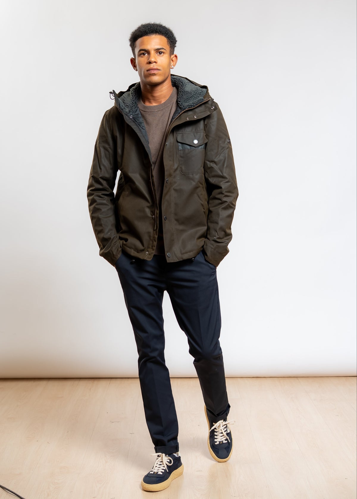 Giacca Verdone Kevlar Wax Cerata