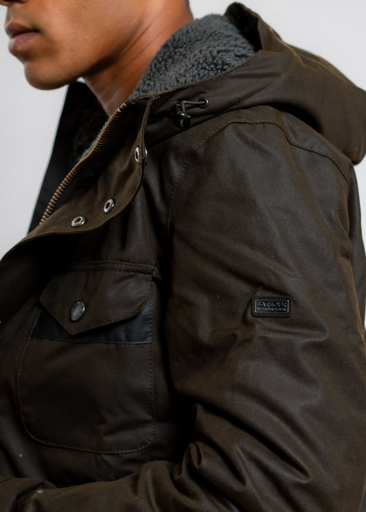 Giacca Verdone Kevlar Wax Cerata