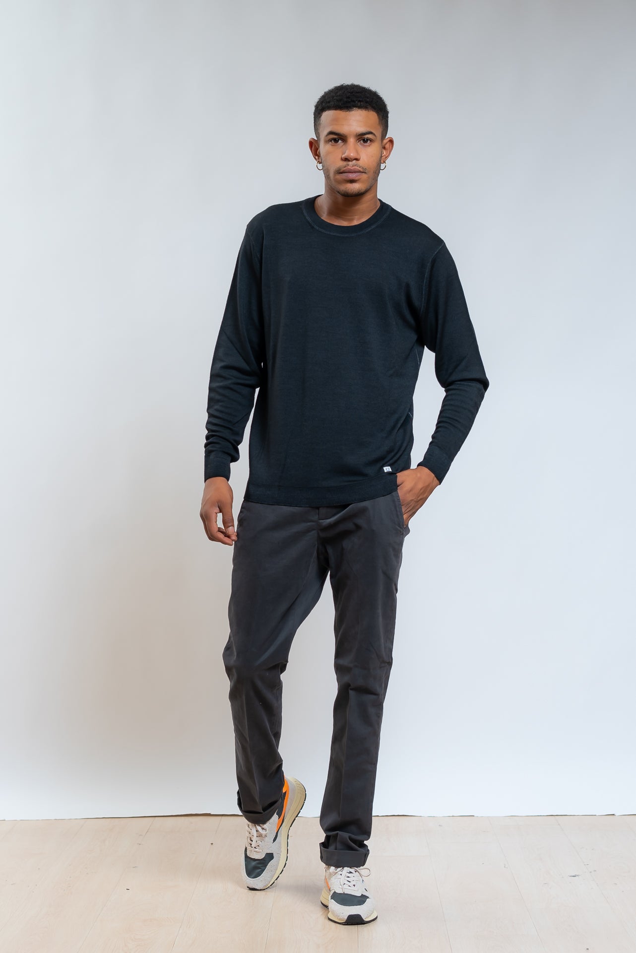 Pantalone Gaubert Chino in Cotone Grigio