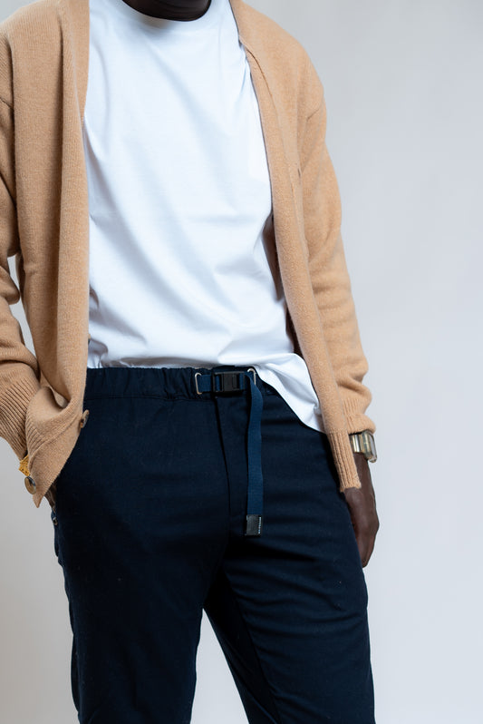 Pantalone Robert Blu Effetto Lana