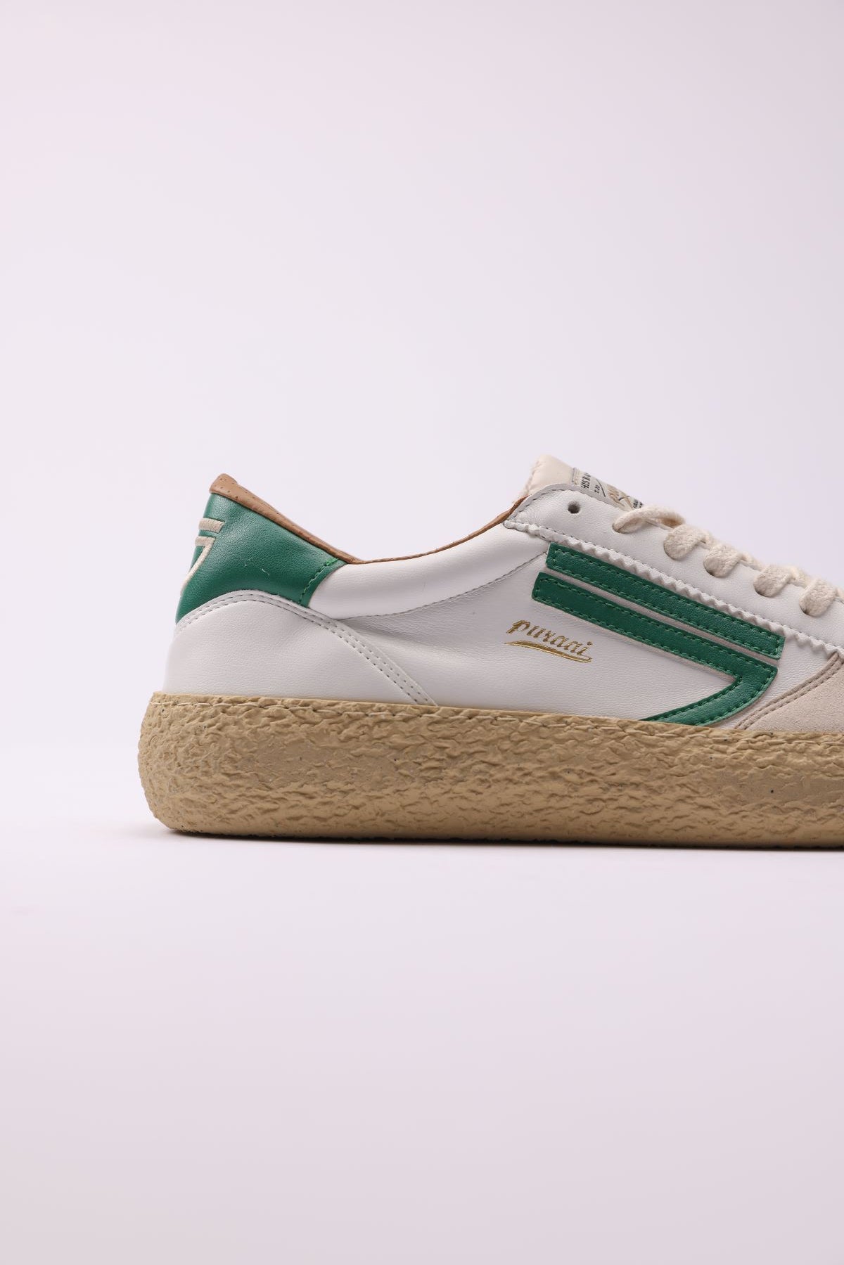 Sneakers Vintage Vegana Bianca e Verde