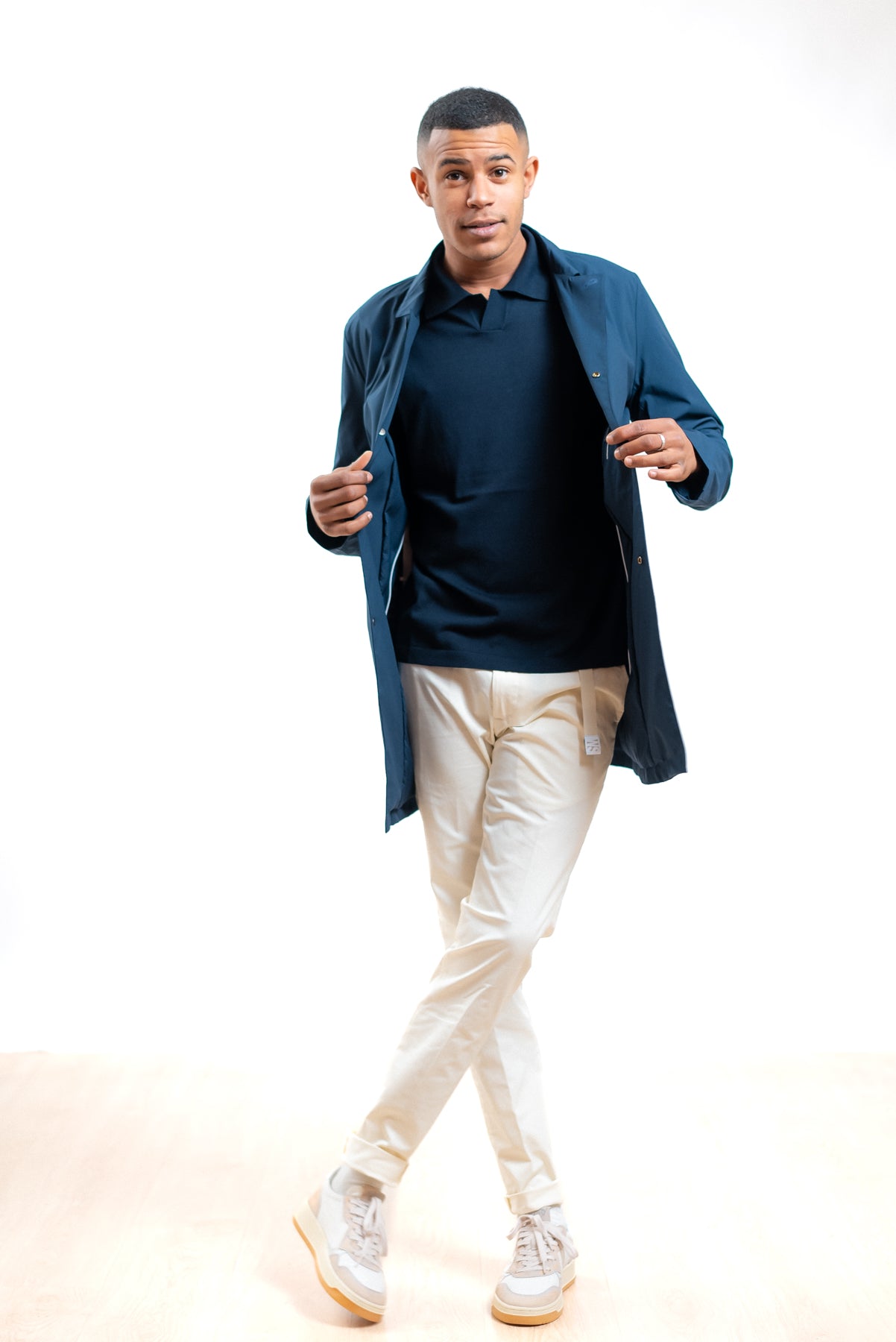 Giubbino Toshiro Impermeabile Blu