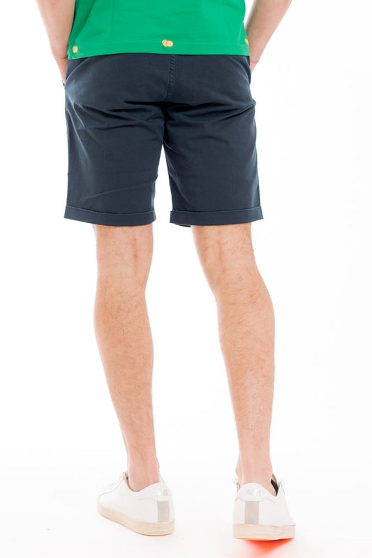 SUN68 - Bermuda Blu con Tasche America