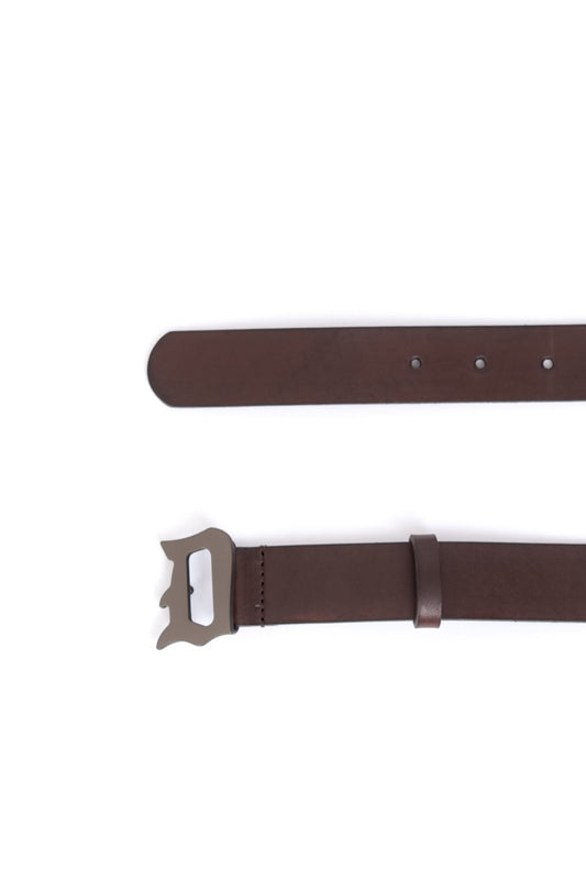 DONDUP - Cintura in Pelle Uomo Marrone H3