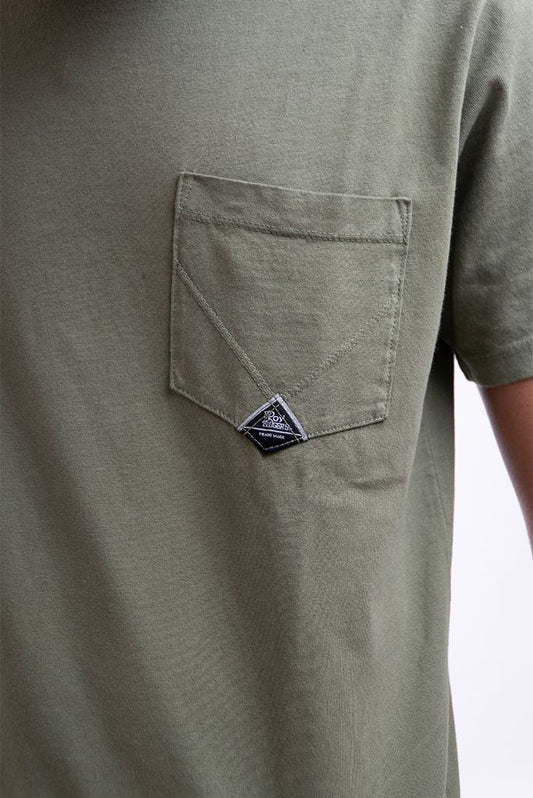 T-shirt con Taschino Used Verde