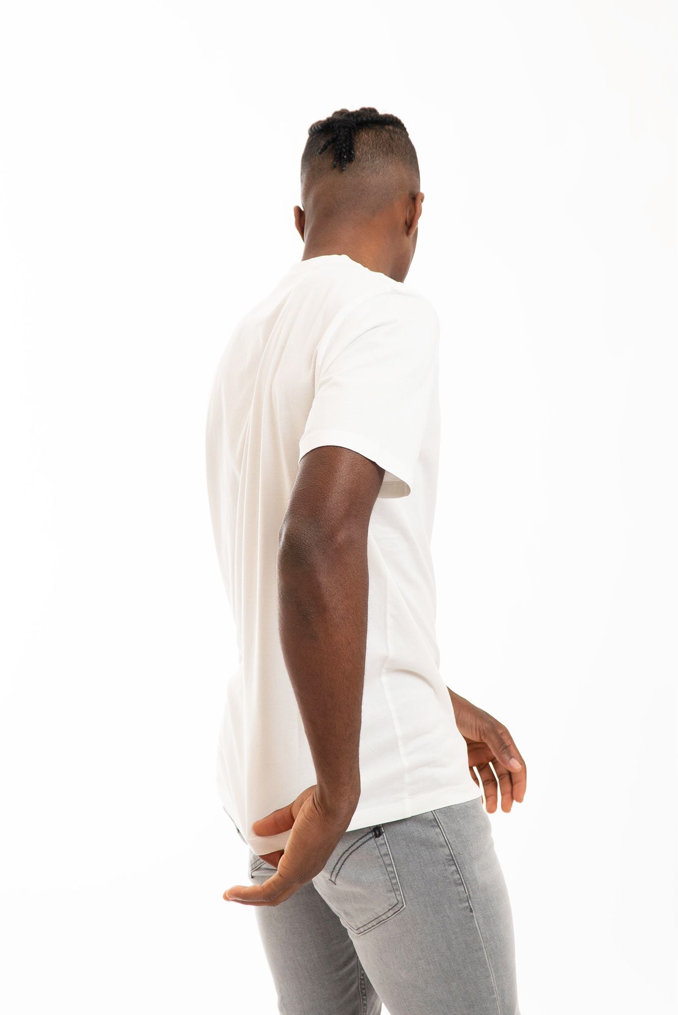 T-shirt con Stampa Logo Bianco