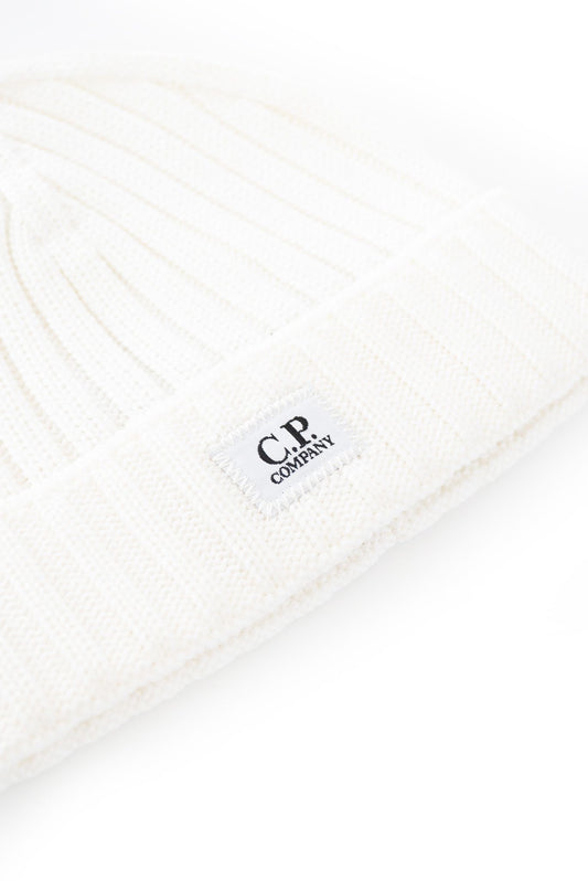 Cappello Costine in Lana Bianco Panna