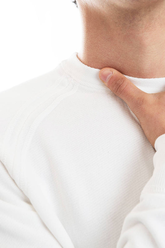 Maglia Bianca Modello Felpa