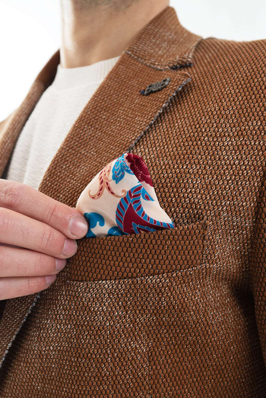 bob company giacca marrone vintage, dettaglio