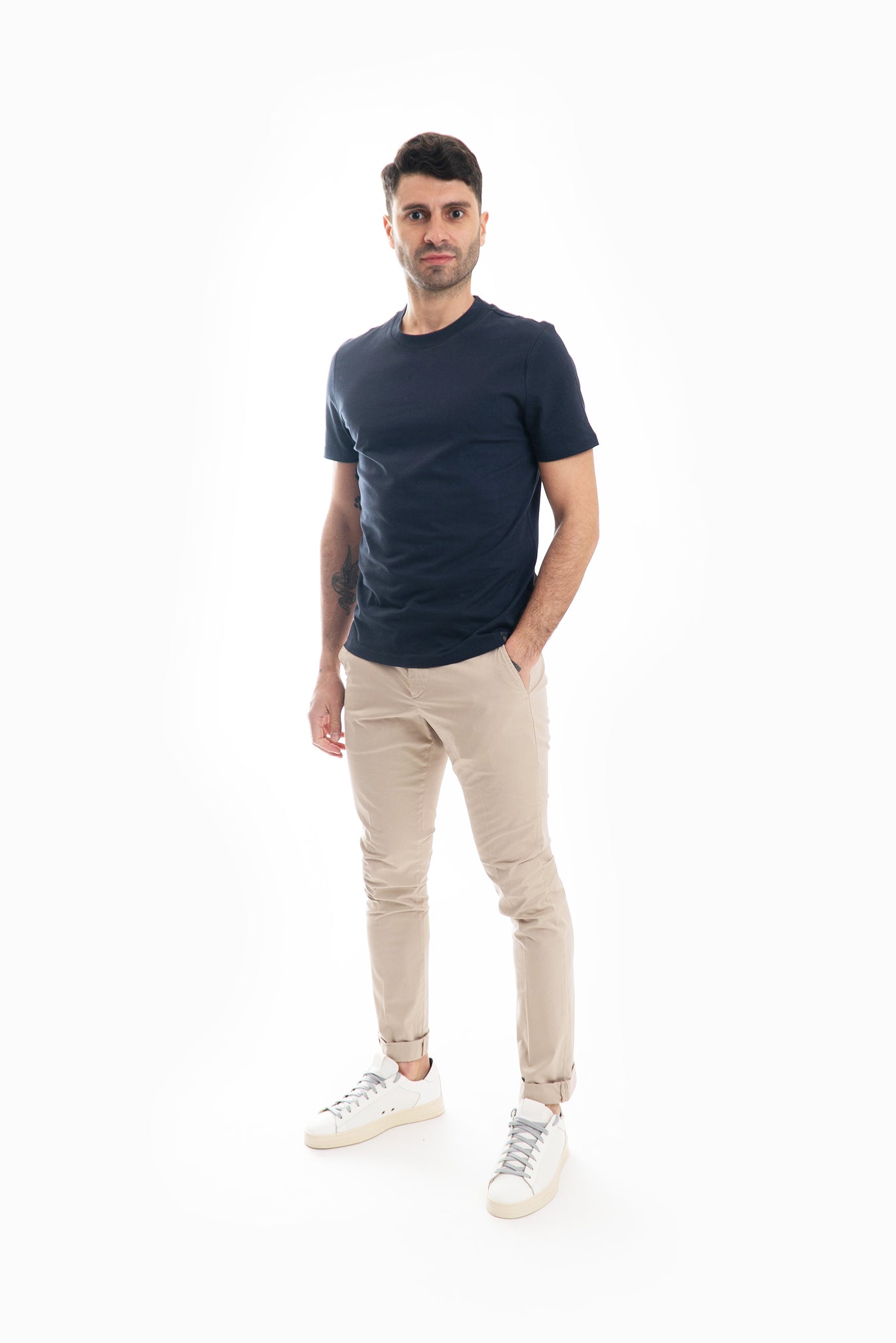 T-shirt Blu in Cotone