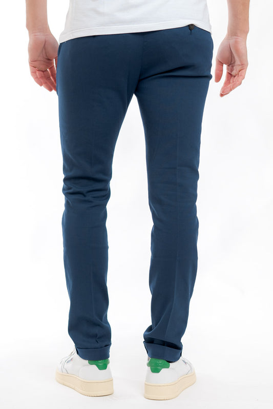 Dondup - Pantalone Stretch Gaubert Blu
