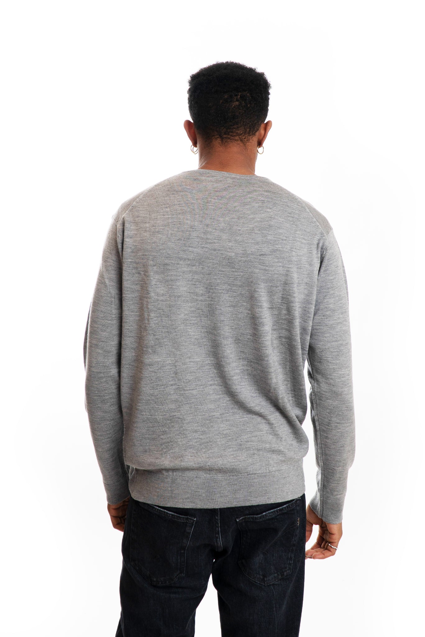 Maglioncino Grigio in Pura Lana