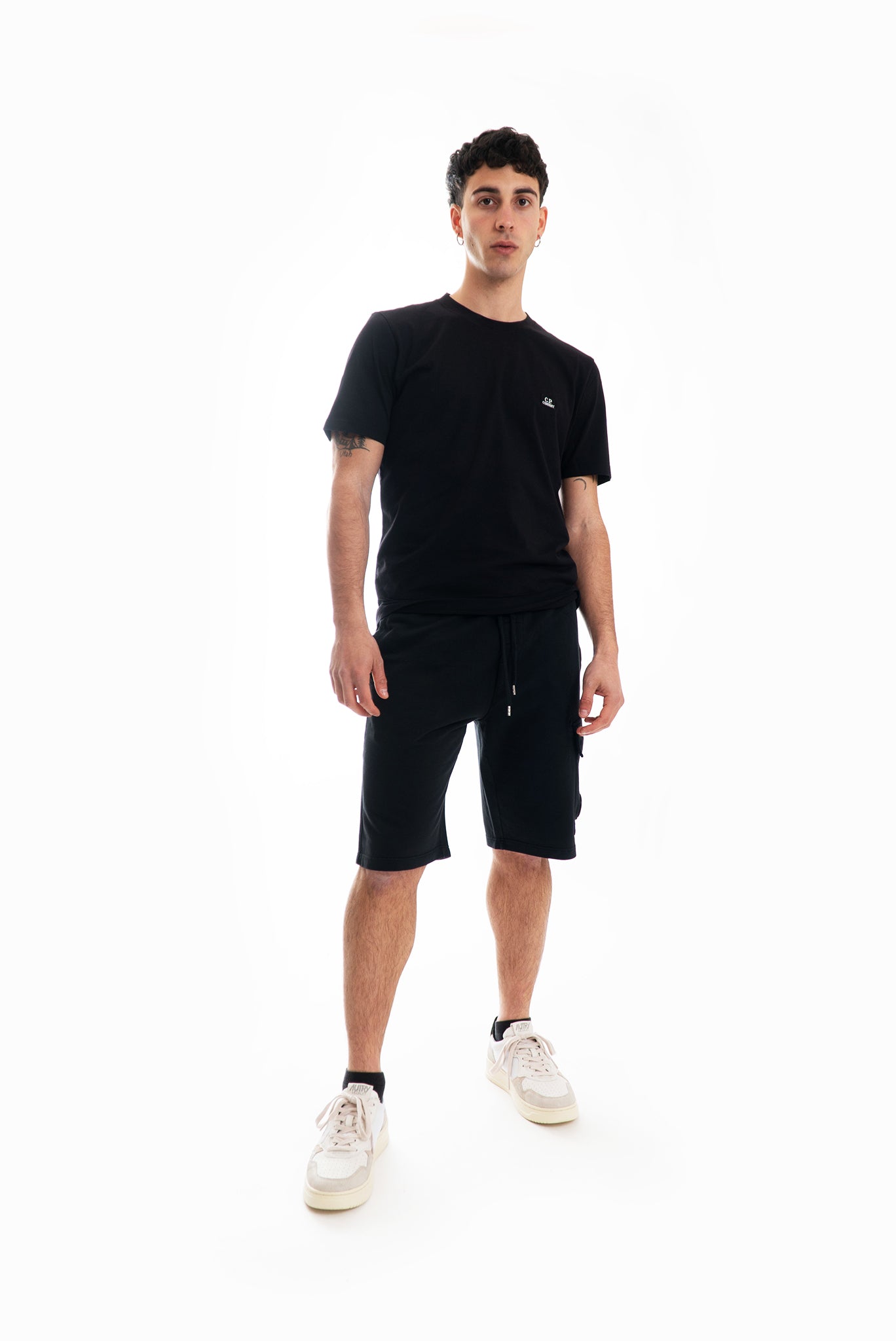 Bermuda Nero in Felpa