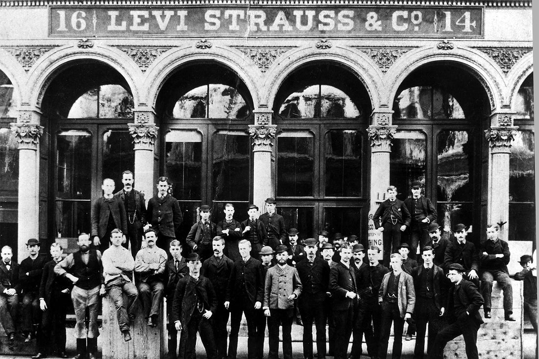 Storia del Denim Jeans LEVIS STRAUSS