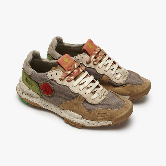 satorisan sneakers uomo chacrona linen marrone