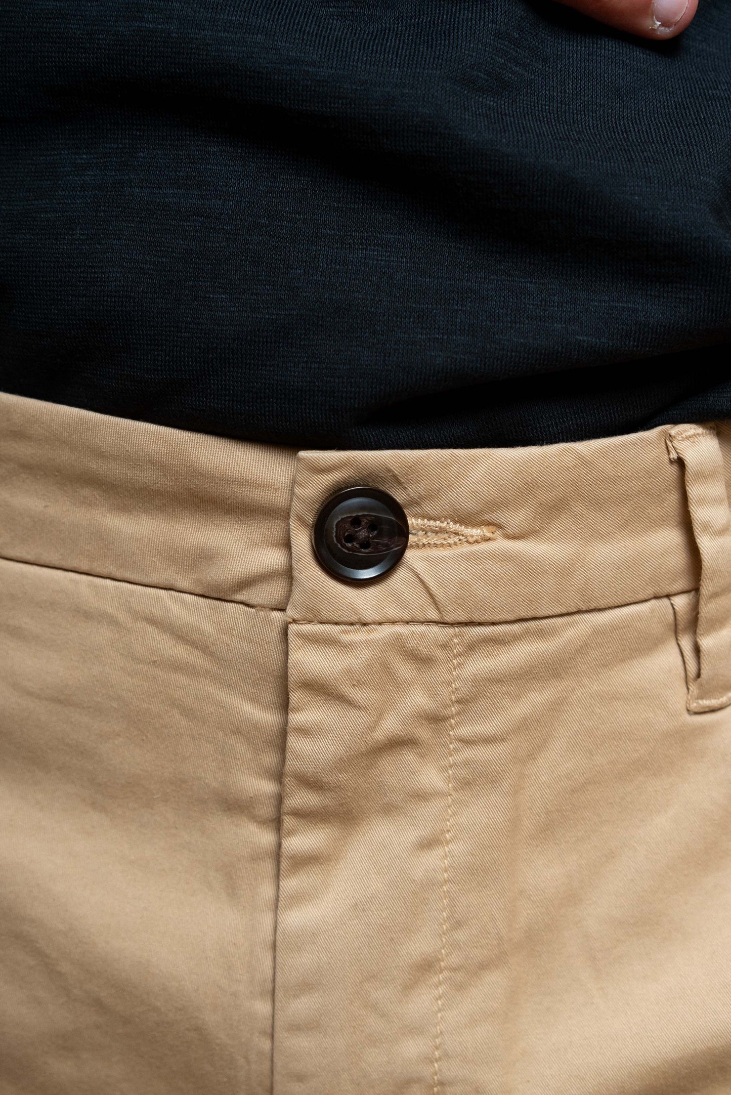 Bermuda Chino in Cotone Beige