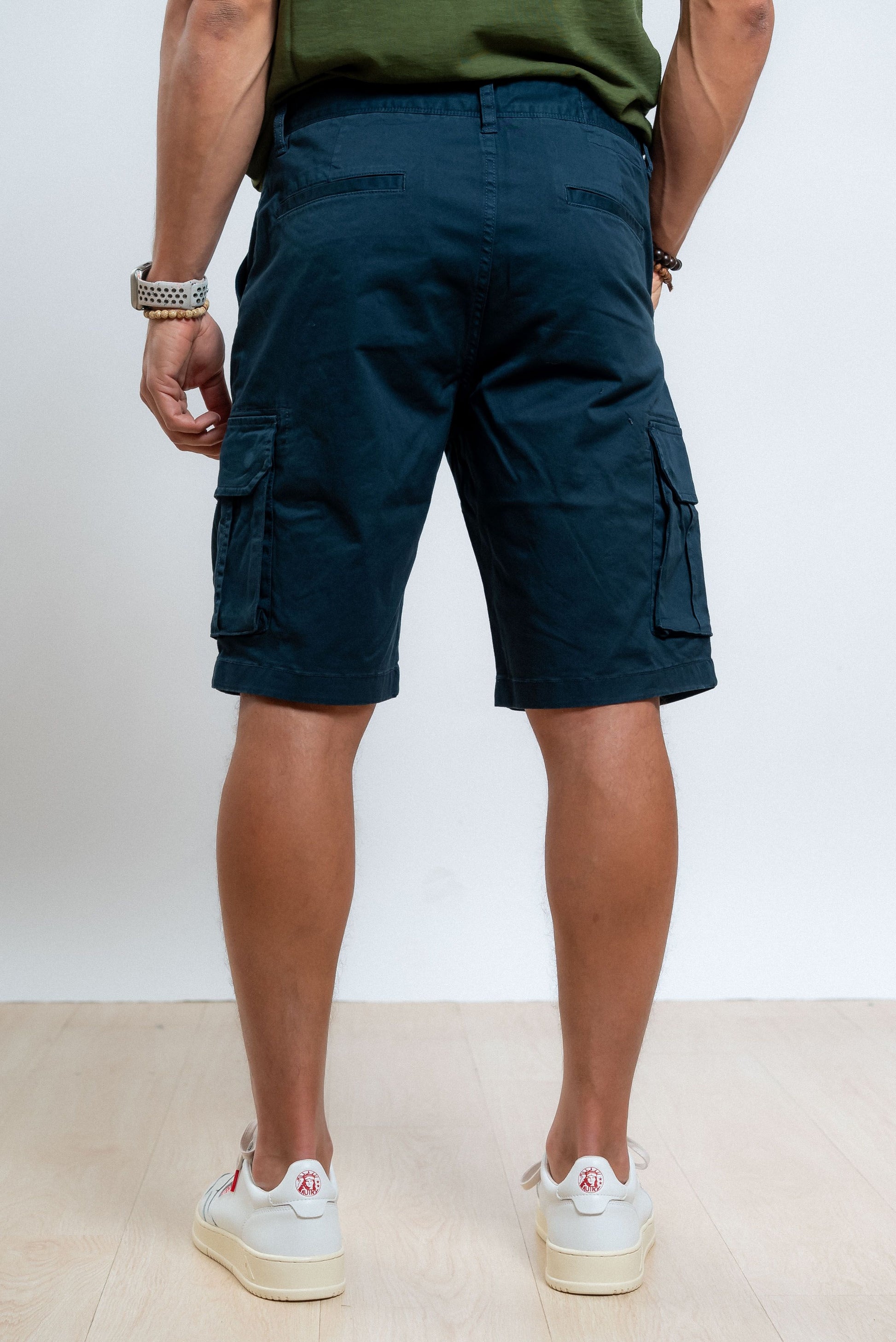 bermuda uomo sun68 con tasconi military solid, retro