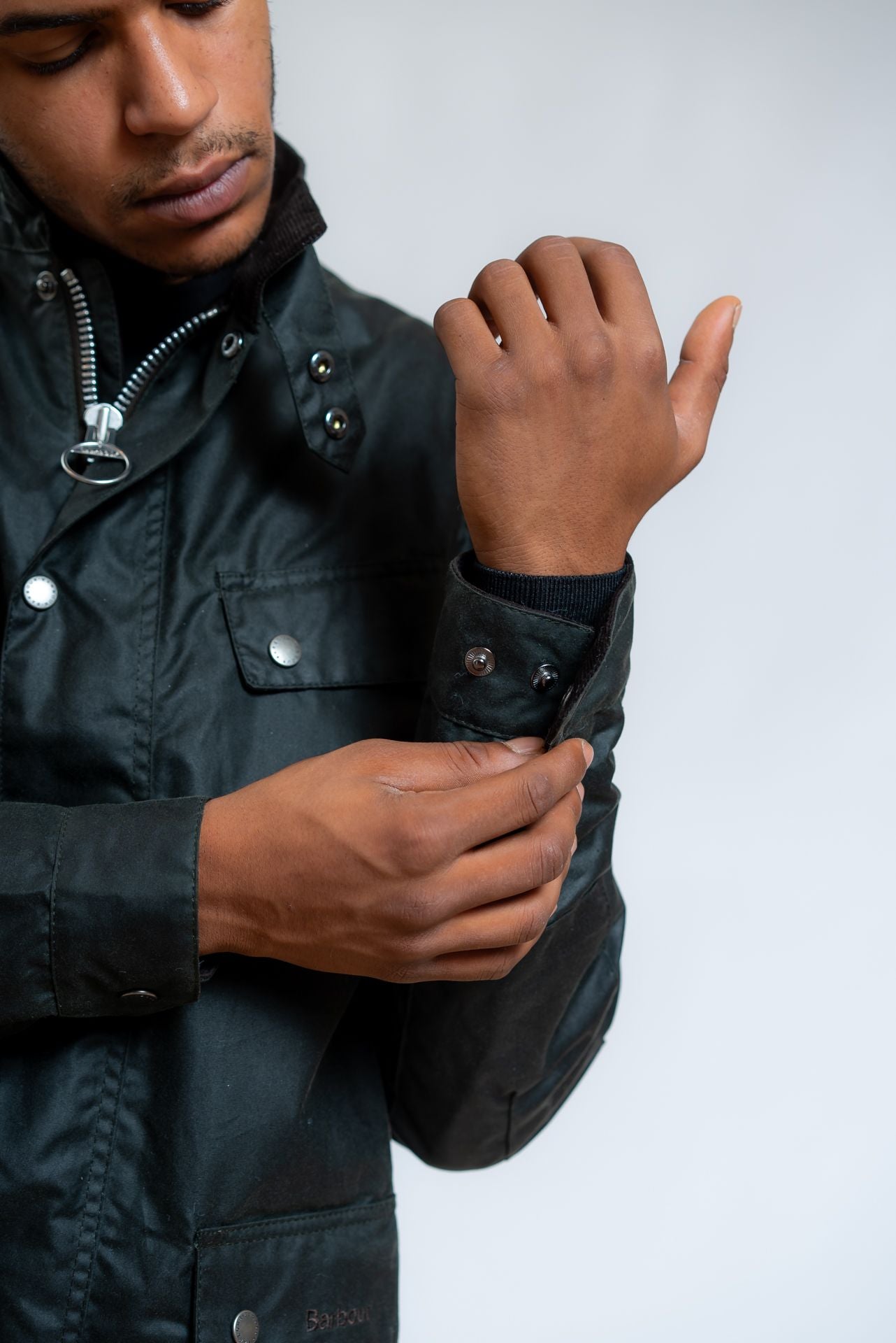 Giubbino Duke Wax Verde