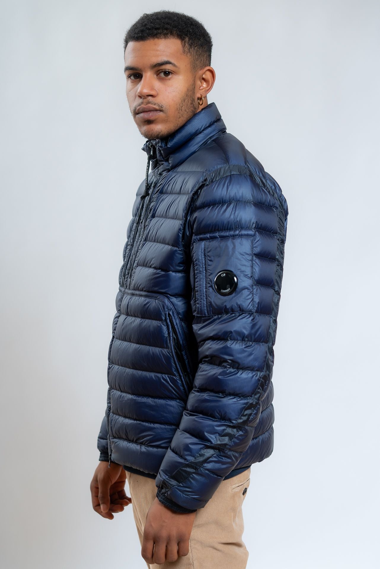 Cp Company Piumino DD Shell Blu, lato